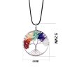 Natural Rainbow Life tree Yoga Treatment Necklace Pendant